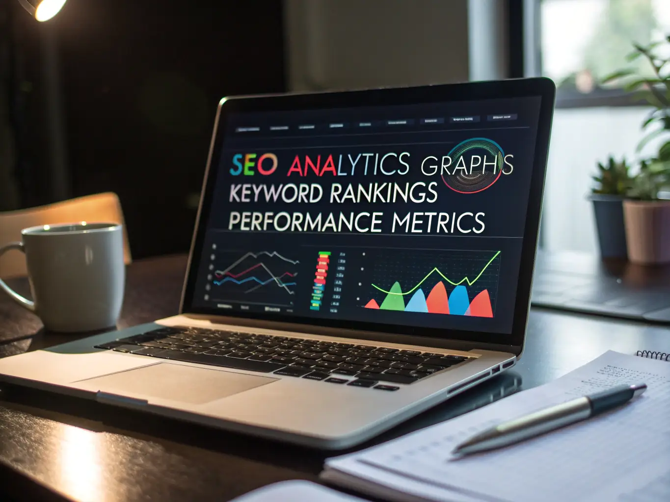 An image showcasing a content calendar and SEO tools, representing the focus on quality content and strategic planning at Agentie SEO DMA.