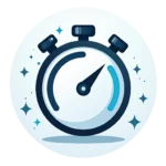 Icon cronometru și fulger pentru identificarea unui site lent și optimizarea vitezei de încărcare.